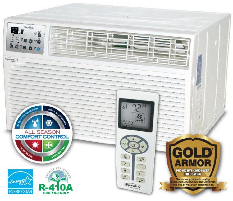 Soleus Ttws1 14h 01 14 000 Btu Thru The Wall Ac With Heat 208 230v 60hz Only For Usa - Thru Wall Air Conditioner And Heater