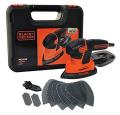 Black + Decker KA2500K-GB 120W Next Generation Mouse Sander with Kit Box and 9-Accessories 220 volts NOT FOR USA