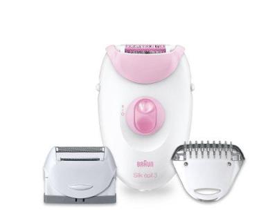 Braun 3270 Silk Epil 3 Epilator Legs & Body Free LiteFuze 110 Volt Plug Dual Voltage 110-220 Volts