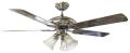 Sakura  SA5556CHR 52 inch Ceiling Fan for 220 Volts 50hz Light Fixture Lamp Not for USA