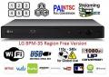 LG BPM-35 Region Free Blu-ray Player, Multi region Smart Wifi 110-240 volts NTSC-PAL