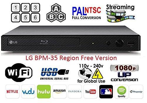 LG 4K Region Free Smart WiFi UHD 4K Ultra HD Blu-ray & DVD Player Multi  Region 3D Dolby Vision HDR & 6Ft Dynastar HDMI Cable Bundle Model UBKM9 :  : Electronics