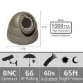 Security Camera STO-10024B IP66 1000TVL IR Dome Camera BNC 110-220 volts