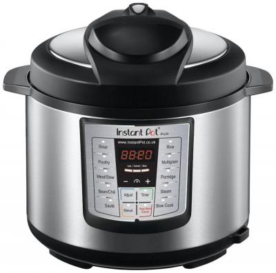 Instant Pot Lux60 6-in-1 Programmable Electric Pressure Cooker with Stainless Steel Cooking Pot, 6 Litre for 220 Volts(Not for USA)