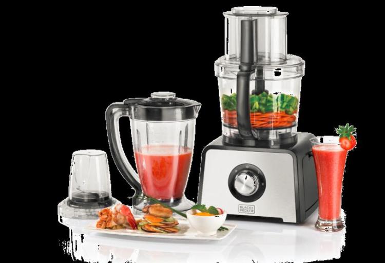 Black+Decker Food Processor With Chopper, Blender, Grinder, Citrus