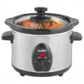 VonShef 13031 1.5 Liter 220 volts Stainless Steel Crockpot Slow Cooker | 220 240 volt NOT FOR USA