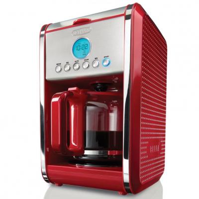 BELLA 13839 Dots Collection 12-Cup Programmable Coffee Maker Brewing Machine 110 VOLTS NOT FOR