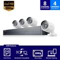 Samsung SDH-B74043BV - Wisenet 8 Channel 1080p HD 1TB Security System with 4 Bullet Cameras 110-220 VOLTS