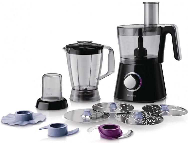 Philips HR7762/91 3-in-1 Food Processor, 750 W - Black 220 VOLTS NOT FOR