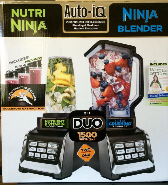Ninja BL642 Blender Duo with Auto-iQ [Energy Class 0] 220 Volts