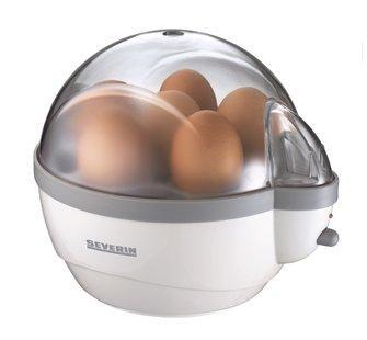Severin EK3051 egg cooker - white / grey 220 volts NOT FOR USA