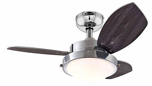 Westinghouse Wengue 7876340 76 Cm 30 Inches Ceiling Fans Chrome Beech Wengue 220 Volts Not For Usa