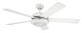 Westinghouse 7801740 Comet 132 cm/ 52-inches Ceiling Fans, White-White/ Washed Pine 220 VOLTS NOT FOR USA
