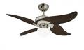 Westinghouse 7236840 Jasmine 105 cm/ 42-inches Ceiling Fans, Dark Pewter/ Chrome-Weathered Maple 220 VOLTS NOT FOR USA