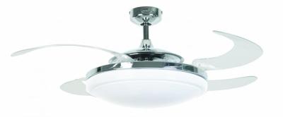 Fanaway 210932 EVO2 Endure Ceiling Fan with Foldable Blades Including Remote Control with Light 122 cm in Diameter 220 VOLTS NOT FOR USA
