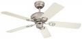 Westinghouse 7212340 Design and Combine Instaloc 105 cm/ 42-inches Ceiling Fans, Brushed Steel-Maple/ White 220 VOLTS NOT FOR USA