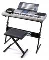 RockJam RJ661 61 Key Electronic Interactive Teaching Piano Keyboard with Stand, Stool and Headphones 220 VOLTS NOT FOR USA