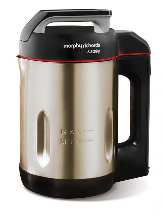 Morphy Richards 501014 Saute and Soup Maker - Brushed Stainless Steel 220  VOLTS NOT FOR USA