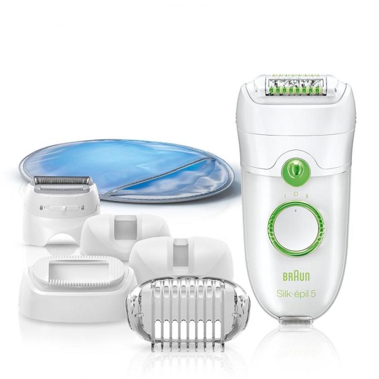 Potentieel Diverse Zonsverduistering Braun Silk-Epil 5 Power 5780 Epilator with 7 Extras Including a Shaver Head  and a Trimmer