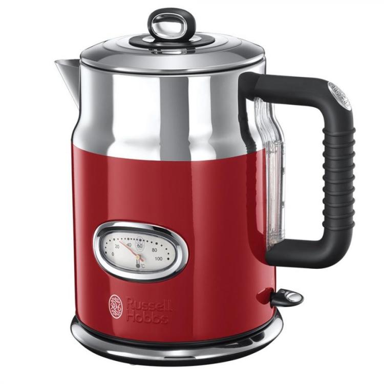 Russell Hobbs 21670 70 Retro Ribbon Red Electric Kettle, Red 220 VOLTS NOT  FOR USA