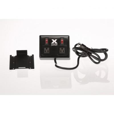 POWERXCHANGER Extension Outlet VOLTAGE AND FREQUENCY CONVERTER (50 <> 60 HZ)  Black