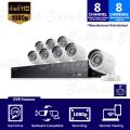 SAMSUNG B74081-1TBREF - 8 CHANNEL 1080 FULL HD HD VIDEO SECURITY SYSTEM WITH 8 OUTDOOR CAMERAS (REFURBISHED)110-220 VOLTS