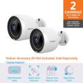 SAMSUNG 2 PACK  V6430BN  FULL HD WIFI 1080P POE OUTDOOR HOME MONITORING CAMERA110-220 VOLTS