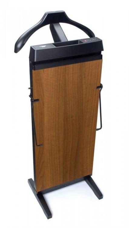 CORBY 4400 Trouser Press, 15 & 30 Minute Timer, Walnut Wood Effect Finish  220-240 VOLTS NOT FOR USA
