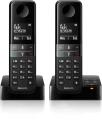 Philips D4552B/38 Cordless telephone with answering machine, HQ sound, handset with hands-free kit) black 220 VOLTS NOT FOR USA