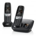 SIEMENS Gigaset C620 DECT Cordless Phone Baby Phone Function Black 220 Volts NOT FOR USA