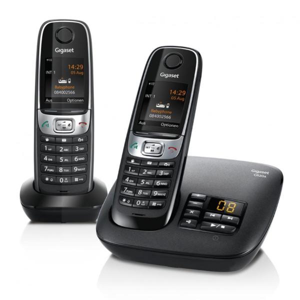 SIEMENS Gigaset C620 DECT Cordless Phone Baby Phone Function Black 220