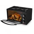 Tower T14013 Mini Oven with Hot Plates 1000 W 28 L - Black 220 Volts NOT FOR USA