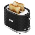 VonShef 13131 Diamond Black Two-Slice Toaster-220 VOLTS NOT FOR USA