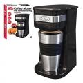 Quest 35180 Benross One Cup Filter Coffee Maker with Travel Mug and Lid, 220 VOLTS NOT FOR USA