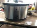 Russell Hobbs 23200 Slow Cooker, 3.5 L - Stainless Steel Silver 220 volts NOT FOR USA