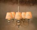 Lucide ROBIN 71336/05/41 - chandelier - Ø 48 cm - taupe 220 VOLTS NOT FOR USA