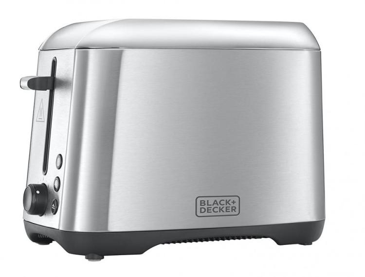 Black+decker 2-Slice Toaster, Stainless Steel, Silver