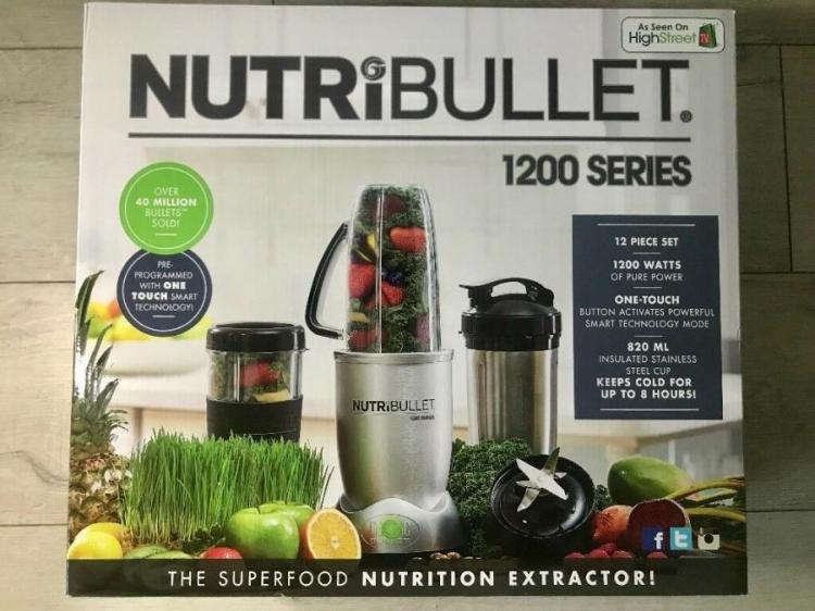 NutriBullet 1000 Watt PRIME Edition, 12-Piece High-Speed Blender/Mixer  System, Includes Stainless Steel Insulated Cup, and Recipe Book