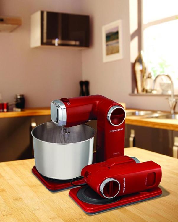 Geven frequentie Zachtmoedigheid Morphy Richards 400404 Accents Folding Stand Mixer, 300 Watt - Red, 220  Volts NOT FOR USA