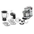 Bosch MUM9DT5S41 Optimum. Plus Food Processor, Stainless Steel Mixing Bowl, 7 settings 1500 W/Platinum Silver 220 VOLTS NOT USA