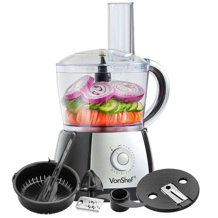 Bosch MUM58W20 Food Processor Creation Line Stainless Steel 3.9 Liters,  without citrus press, 220VOLT, (NOT FOR USA)