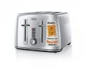 Breville VTT571 4-Slice Toaster the Perfect Fit for Warburtons 220 VOLTS NOT FOR USA