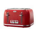 Breville VTT783 4 Slices Toaster  2100 Watt Power Capacity - RED 220-240 Volt 50 Hz NOT FOR USA