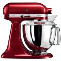 KitchenAid Artisan 5KSM175PSECA 5 Qt.Stand Mixer (Candy Apple) with TWO Bowls & Flex Edge Beater 220 VOLTS NOT FOR USA