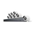 SAMSUNG SDH-C85080BF WISENET 16 CHANNEL 4MP SUPERHD SECURITY SYSTEM WITH 2TB HDD AND 8 CAMERAS