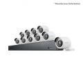 SAMSUNG SDH-C85100-MRF WISENET 16 CHANNEL 4MP SUPERHD SECURITY SYSTEM WITH 2TB HDD AND 10 CAMERAS Refurbished