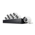 SAMSUNG SDH-C84080BF - WISENET ALL-IN-ONE 8 CHANNEL 4 MP SECURITY SYSTEM WITH 2TB HARD DRIVE, 8 SUPER HD BULLET CAMERAS, AND 82' NIGHT VISION