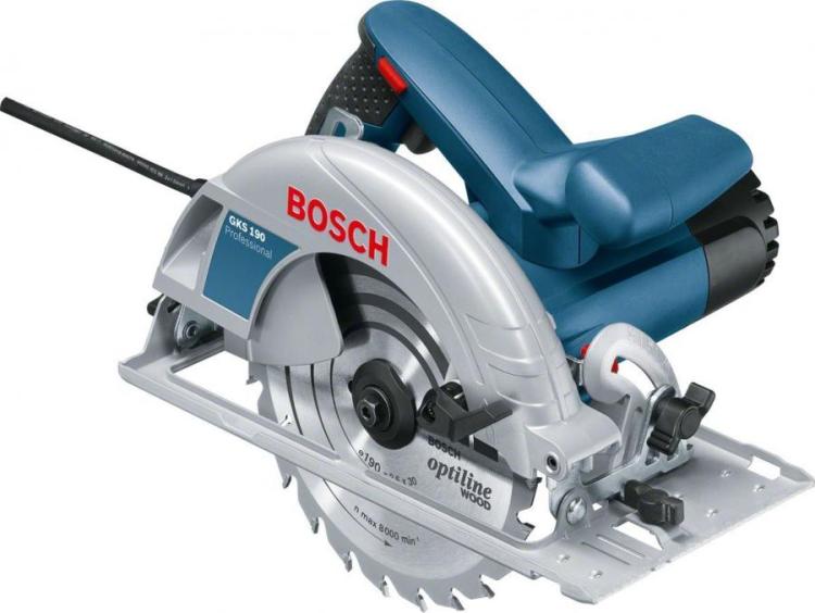 mm Professional 70 Circular cutting 190 GKS Bosch rip fence, suction Saw , depth: adapter,