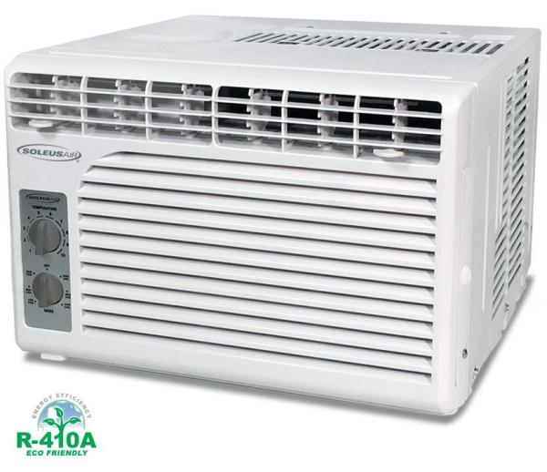 Soleus WM105M202 Air® 5,000 BTU 115Volt Mechanical Window Air Conditioner 220, 240