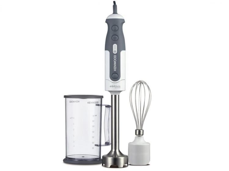 Kenwood HDP302WH Hand Blender | Blender with 800 W power | Triblade 3-blade  knife for faster pureeing | Incl. Whisk and shaker. | Ideal for soups and